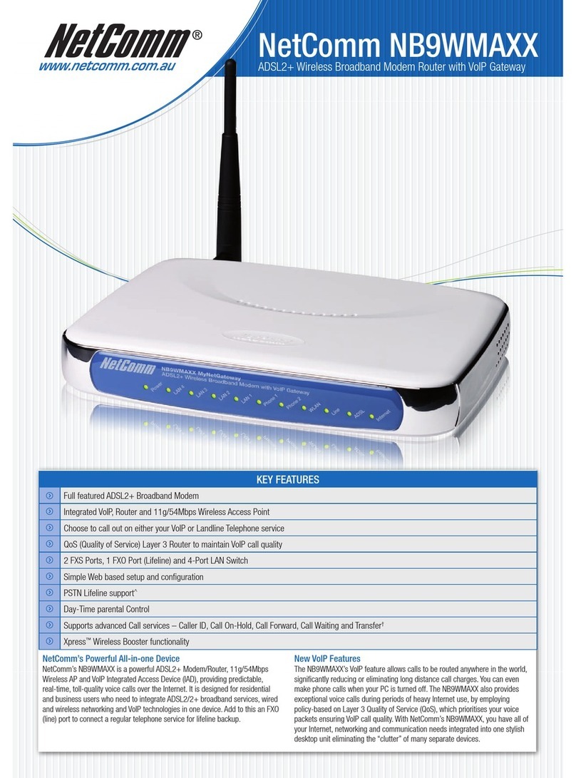 NetComm NB9WMAXX Manual de usuario