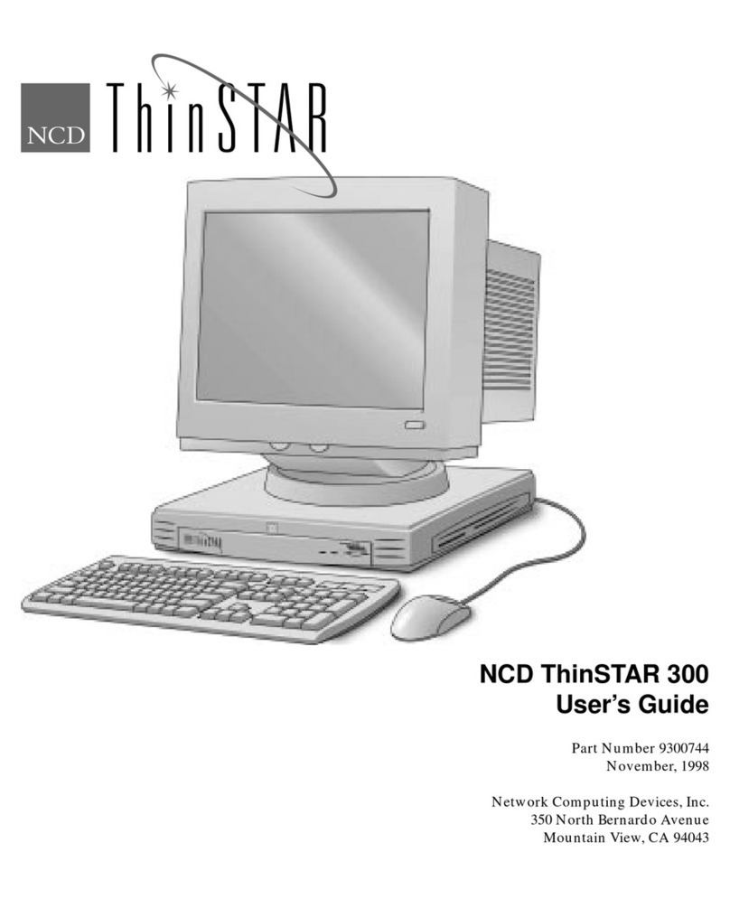 Network Computing Devices ThinSTAR 300 Manual de usuario
