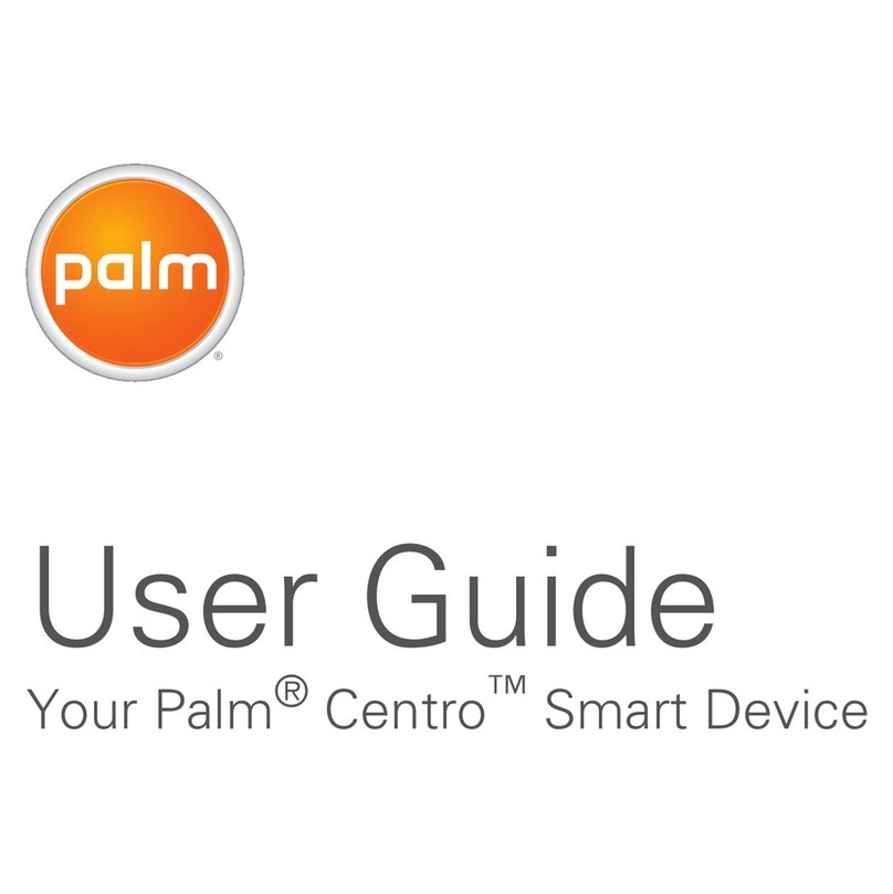 Palm PDA CentroTM Smart Device Manual de usuario Palm PDA CentroTM Smart Device Manual de usuario