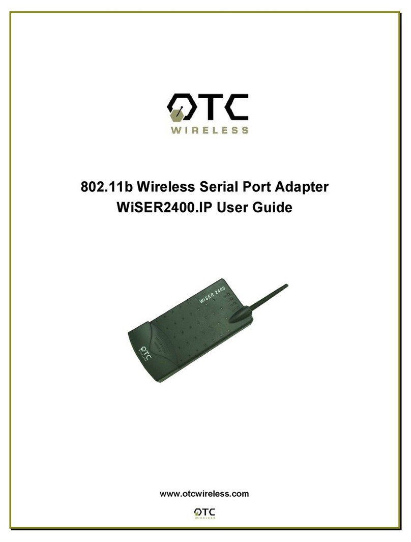 OTC Wireless WiSER2400 Manual de usuario