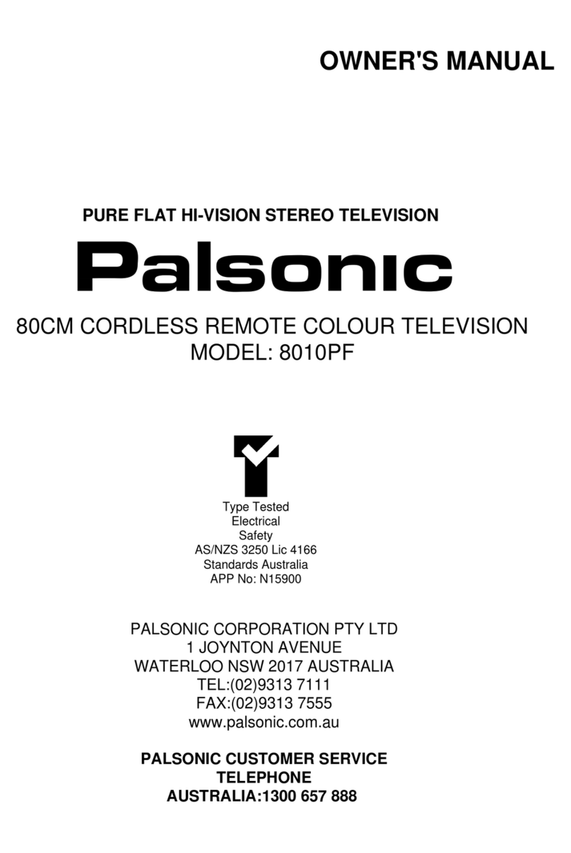 Palsonic 8010PF Manual de usuario
