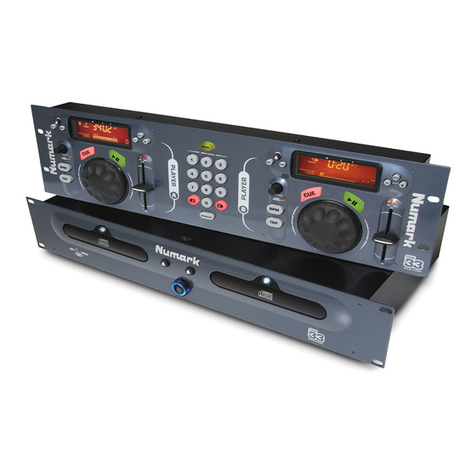 Numark CDN 33 Manual de usuario