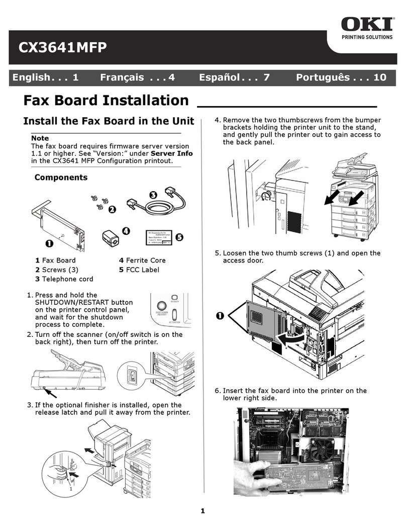 Oki CX3641 MFP Manual de usuario