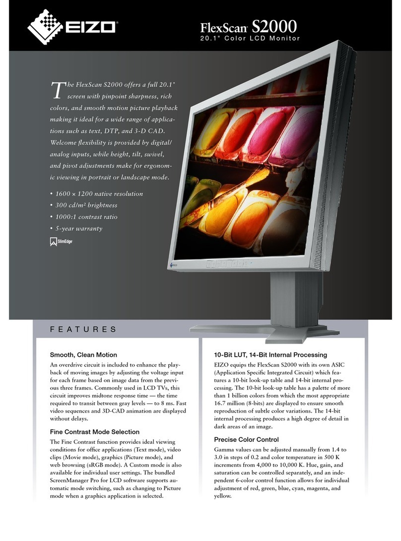 Eizo FlexScan S2000 Manual de usuario