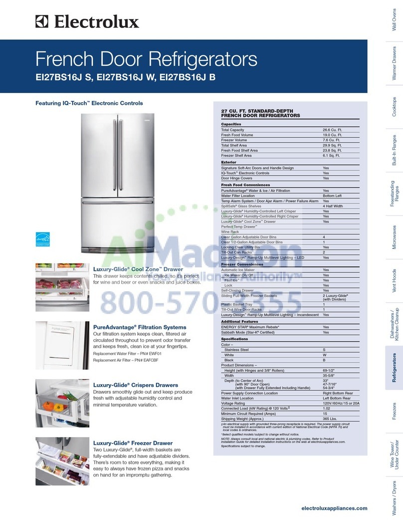 Electrolux EI27BS16J B Manual de usuario