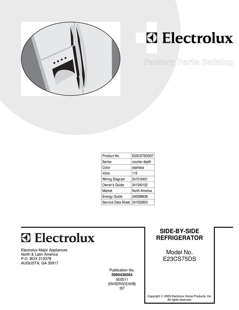 Electrolux ICON E23CS75DSS Manual de usuario