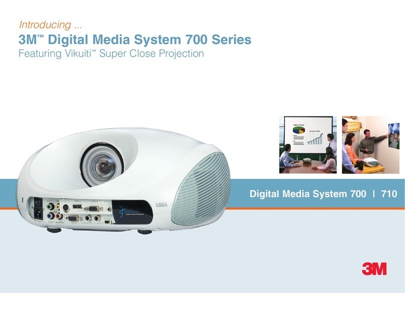 3M Digital Media System 700 Series Manual de usuario