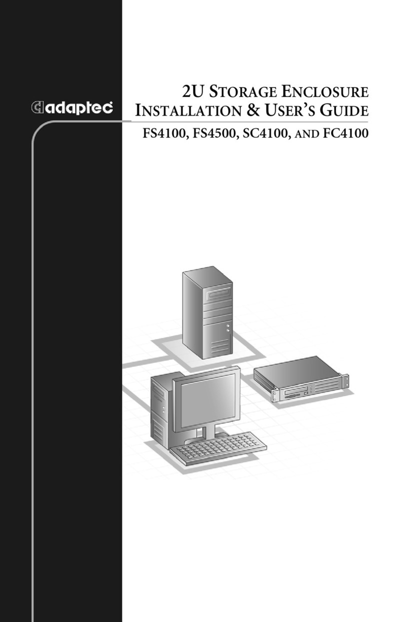 Adaptec FS4500 - Hard Drive Array Manual de operación