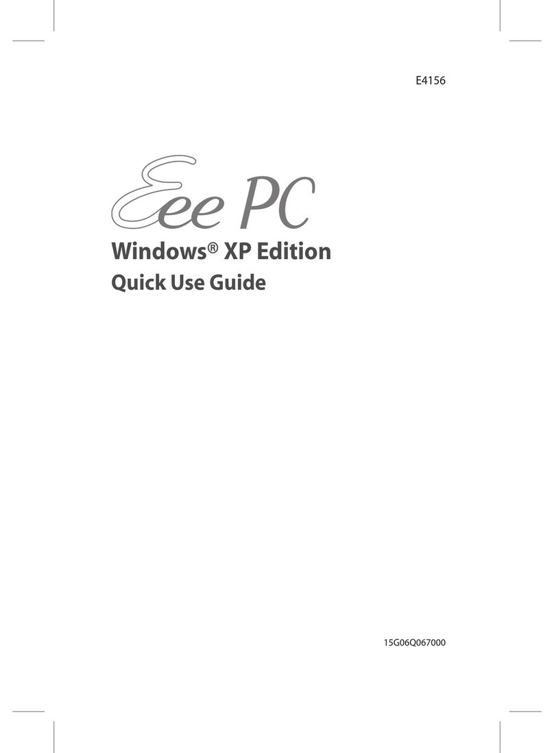 Asus Eee PC 900HD XP Manual de funcionamiento