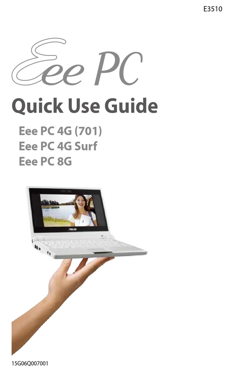 Asus Eee PC 4G Surf Manual de funcionamiento