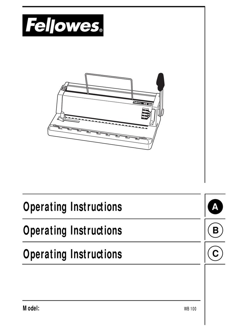 Fellowes WB100 Manual de usuario