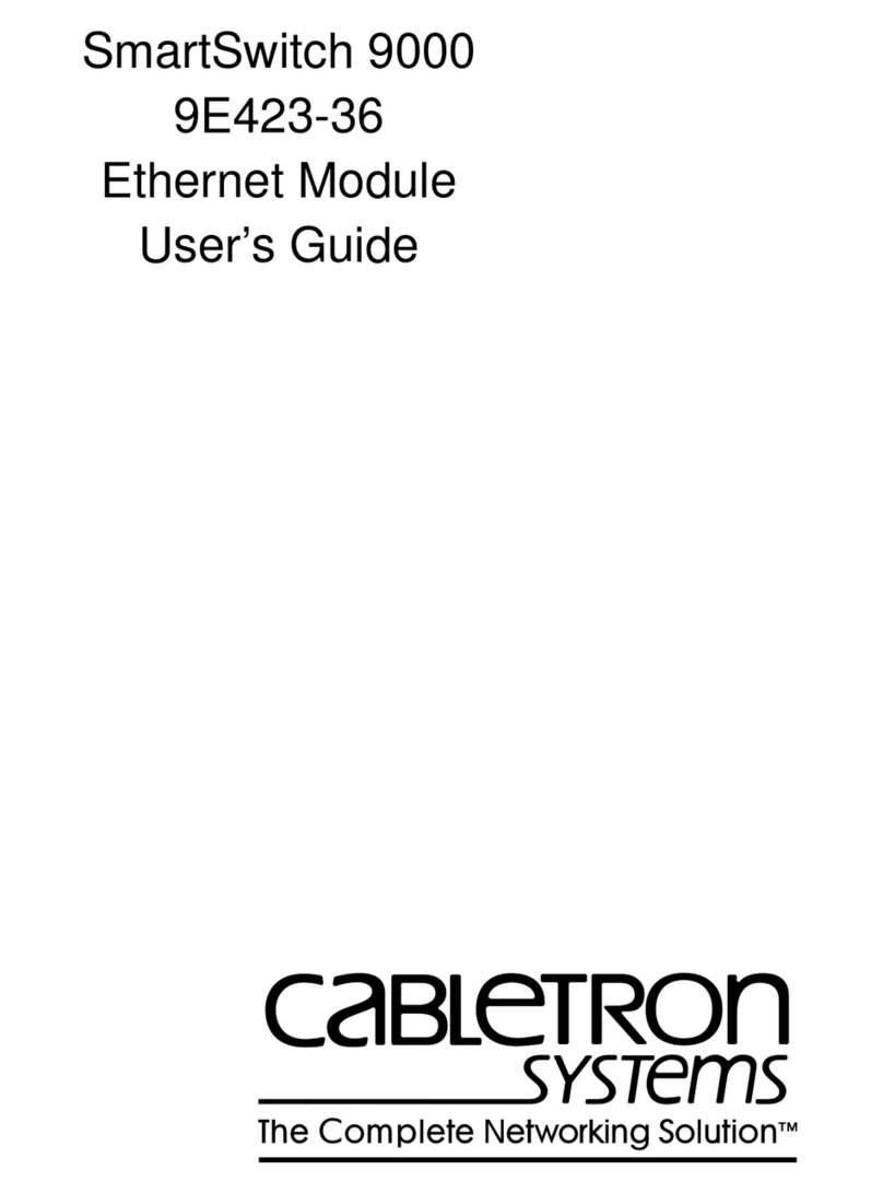 Cabletron Systems 9E423-36 Manual de usuario Cabletron Systems 9E423-36 Manual de usuario