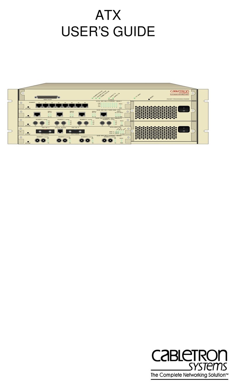 Cabletron Systems ATX Manual de usuario