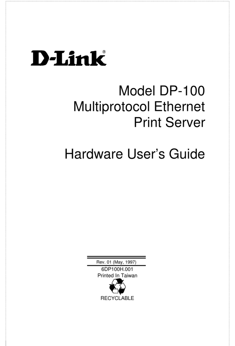 D-Link DP-100 Manual de instalación