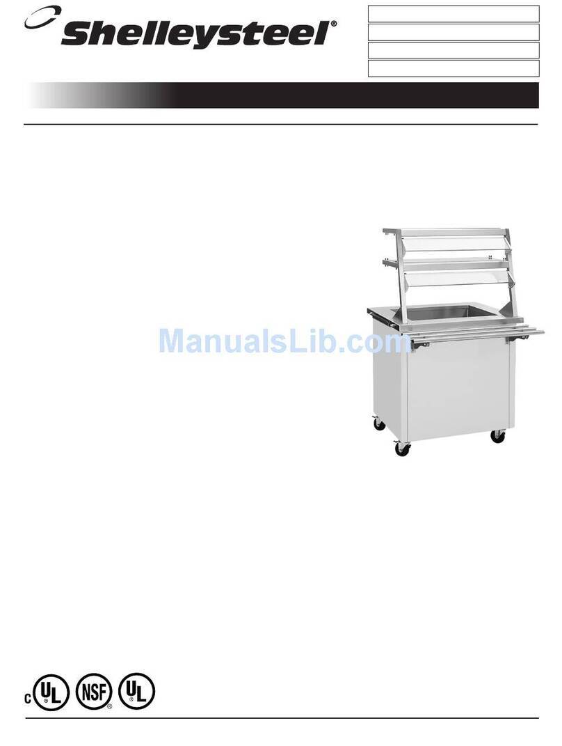 Delfield Shelleysteel SCI-36 Manual de usuario