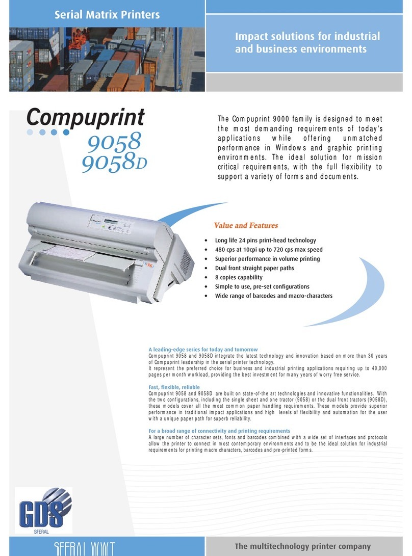 Compuprint 9058 Manual de usuario