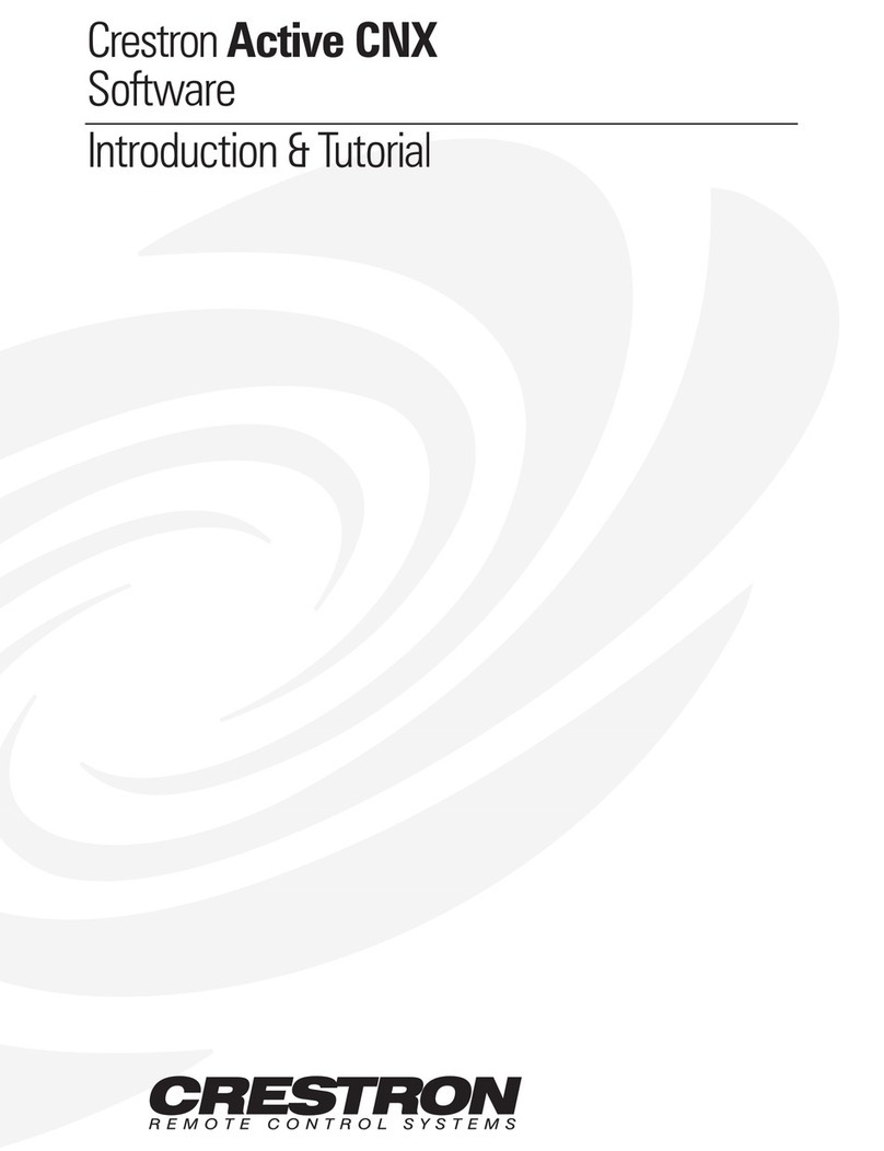 Crestron Active CNX Instrucciones de operación