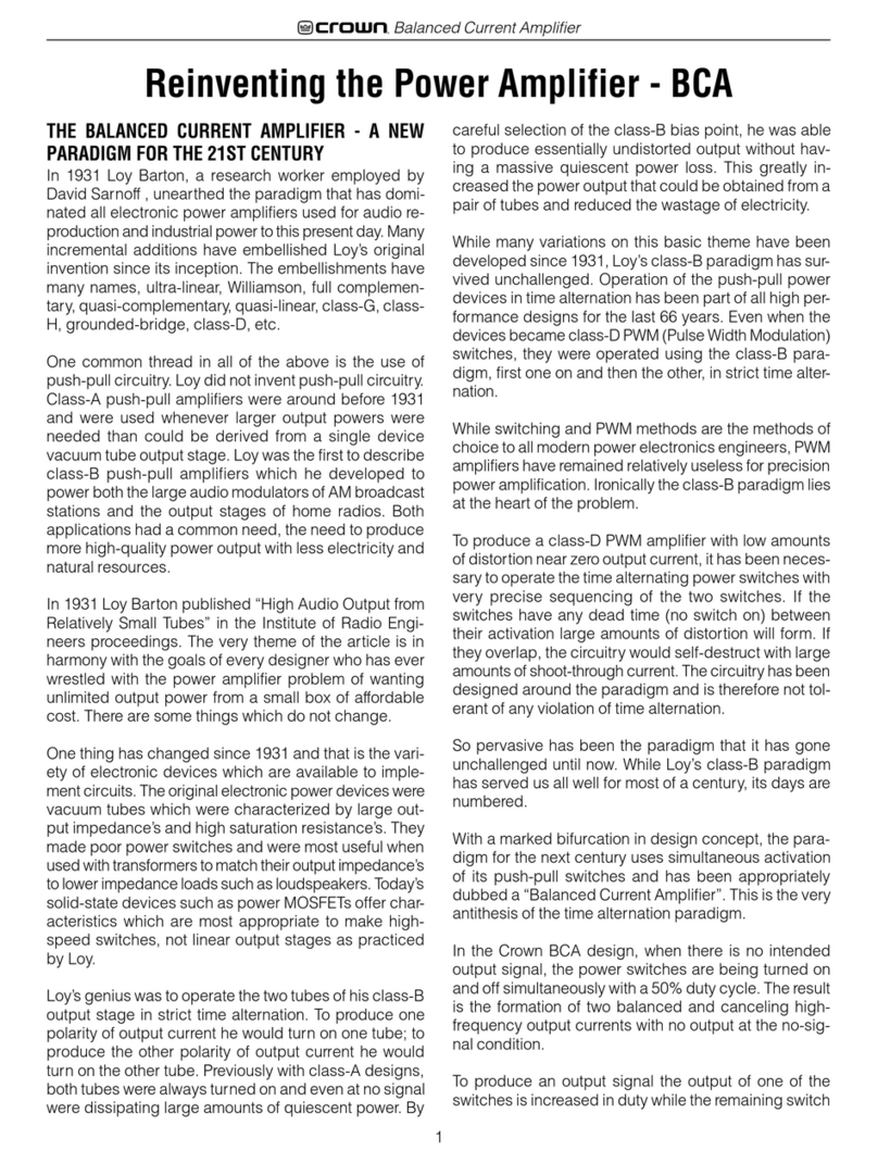 Crown BCA Manual