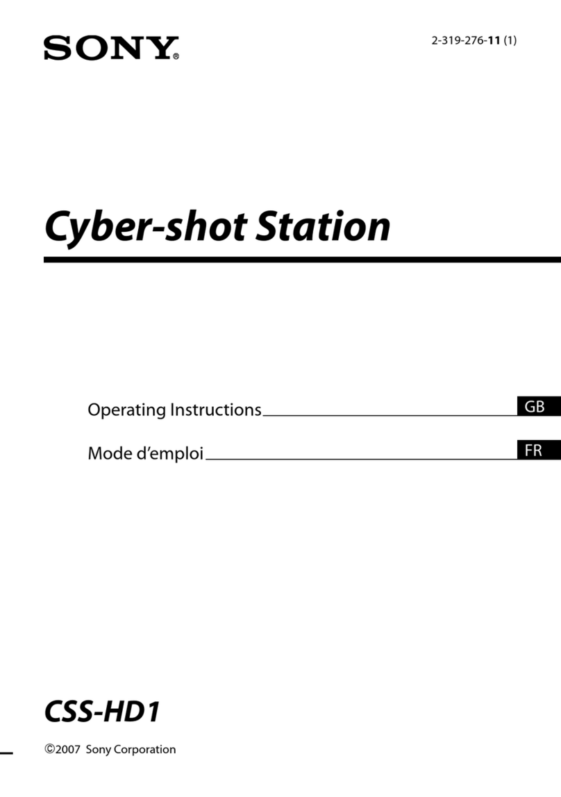 Sony CSS-HD1 Manual de instrucciones / Manual de... Manual de usuario