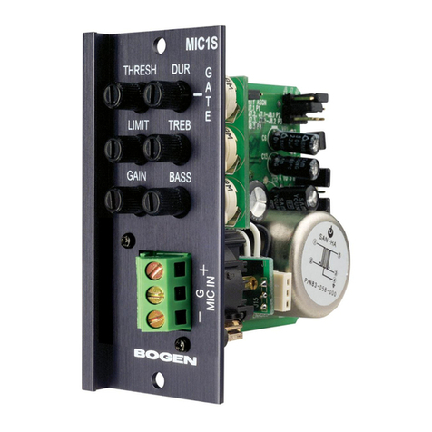 Bogen MIC1S Manual de usuario