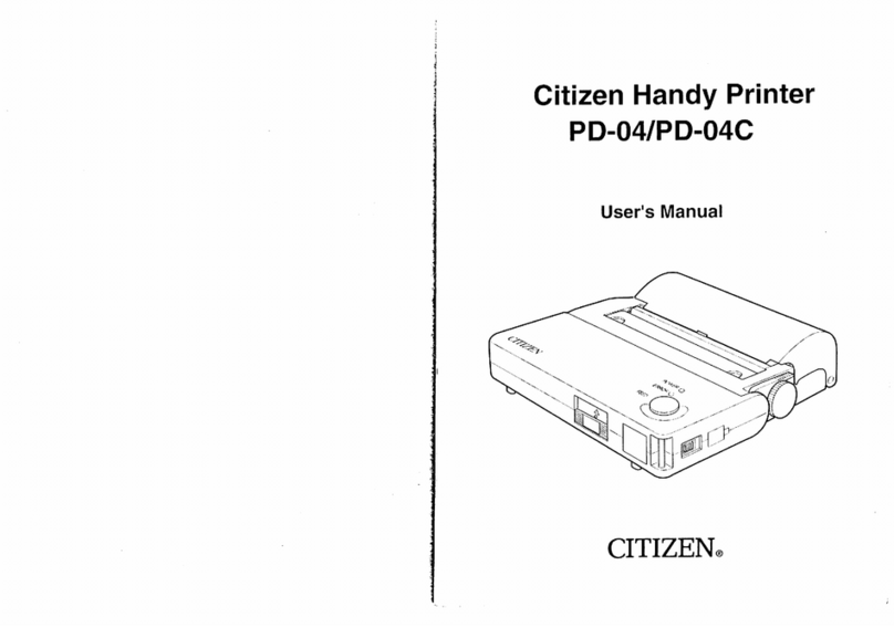 Citizen PD-04C Manual de usuario Citizen PD-04C Manual de usuario