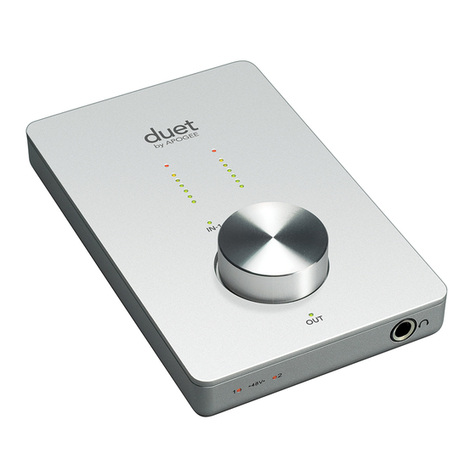 Apogee Apogee Duet Manual de usuario