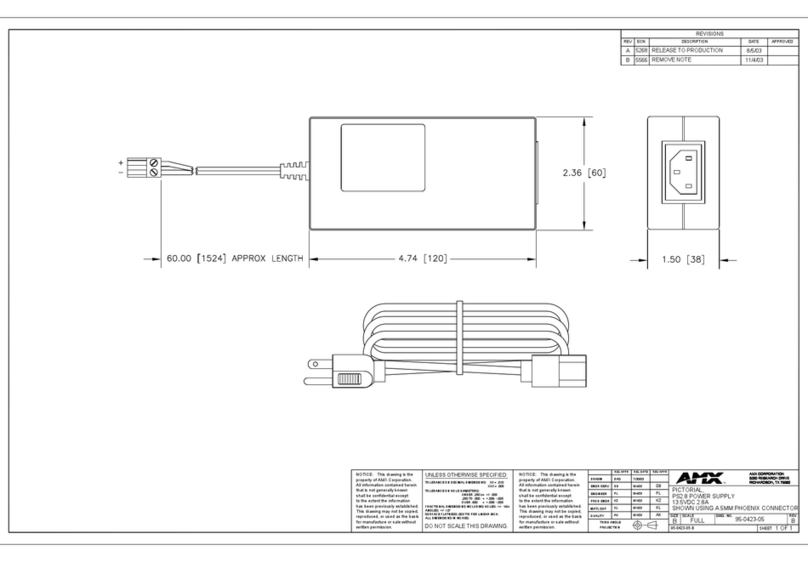 AMX PS2.8 Manual de usuario