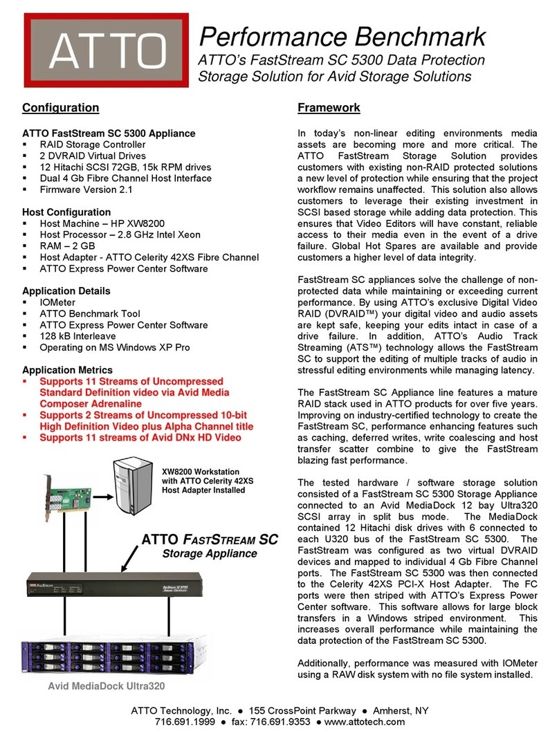ATTO Technology FastStream SC 5300 Guía de inicio rápido
