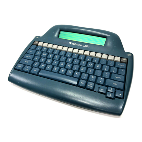Alphasmart AS 2000 Manual de usuario