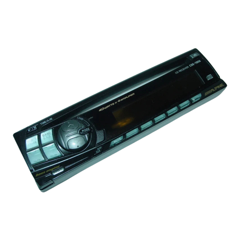 Alpine CDE-7856 Manual de usuario