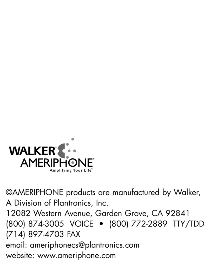 Ameriphone AM100 Manual de usuario Ameriphone AM100 Manual de usuario