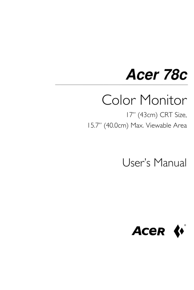 Acer AcerView 78c Manual de usuario
