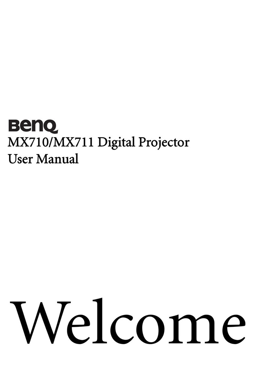 BenQ MX710 Manual de usuario BenQ MX710 Manual de usuario