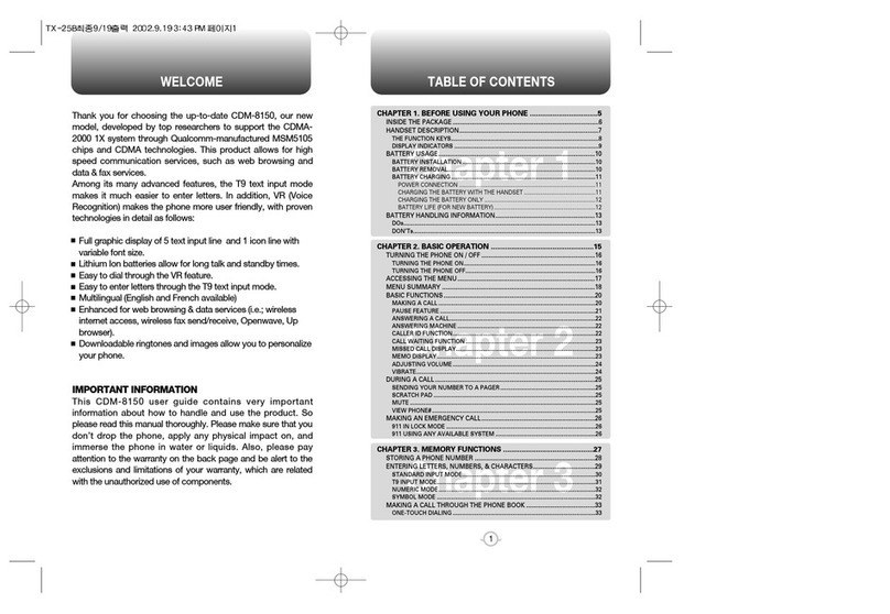 Audiovox CDM-8150 Manual de usuario