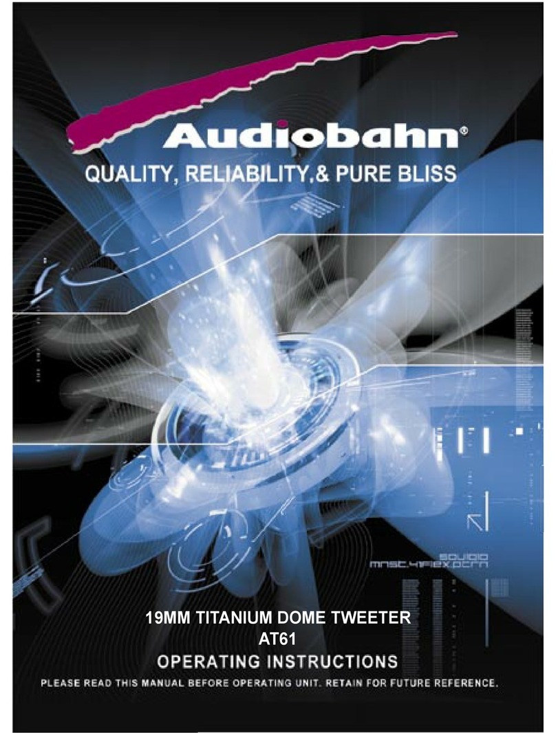 AudioBahn AT61 Manual de usuario