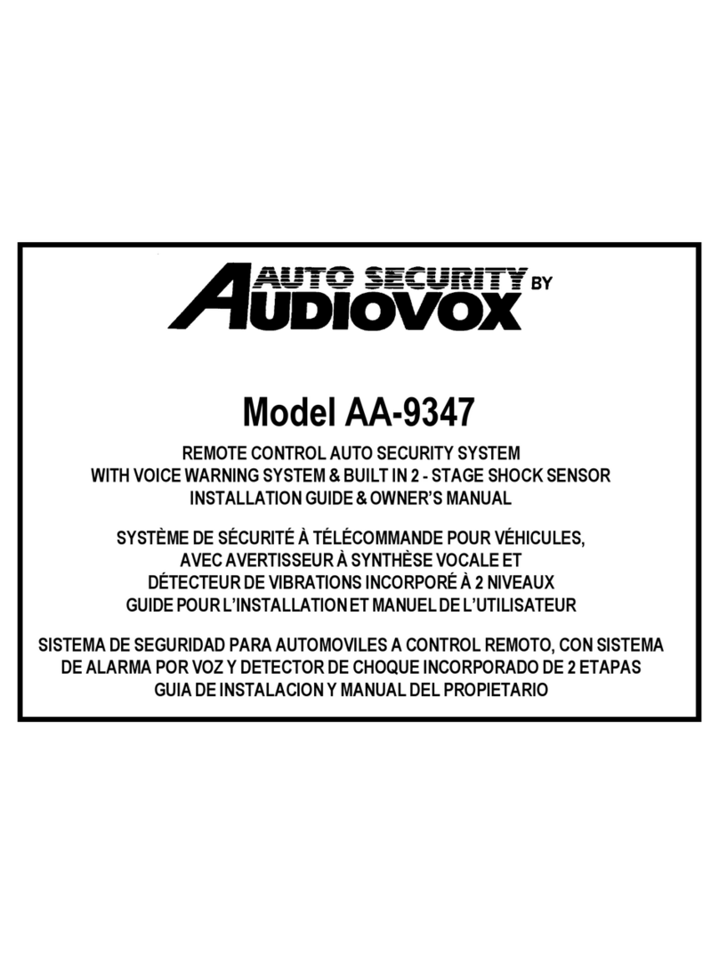 Audiovox AA-9347 Manual de usuario Audiovox AA-9347 Manual de usuario