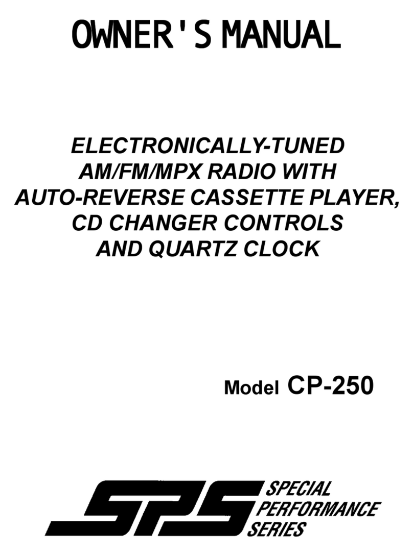 Audiovox CP-250 Manual de usuario