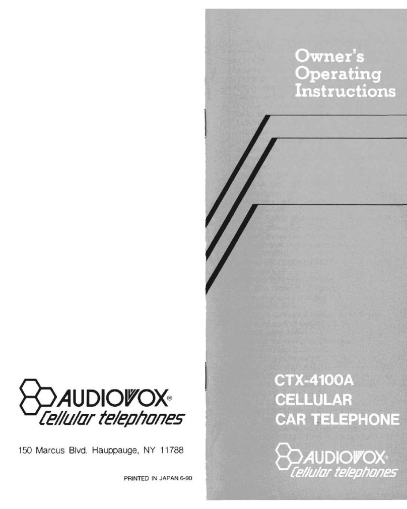 Audiovox CTX-4100A Manual de operación