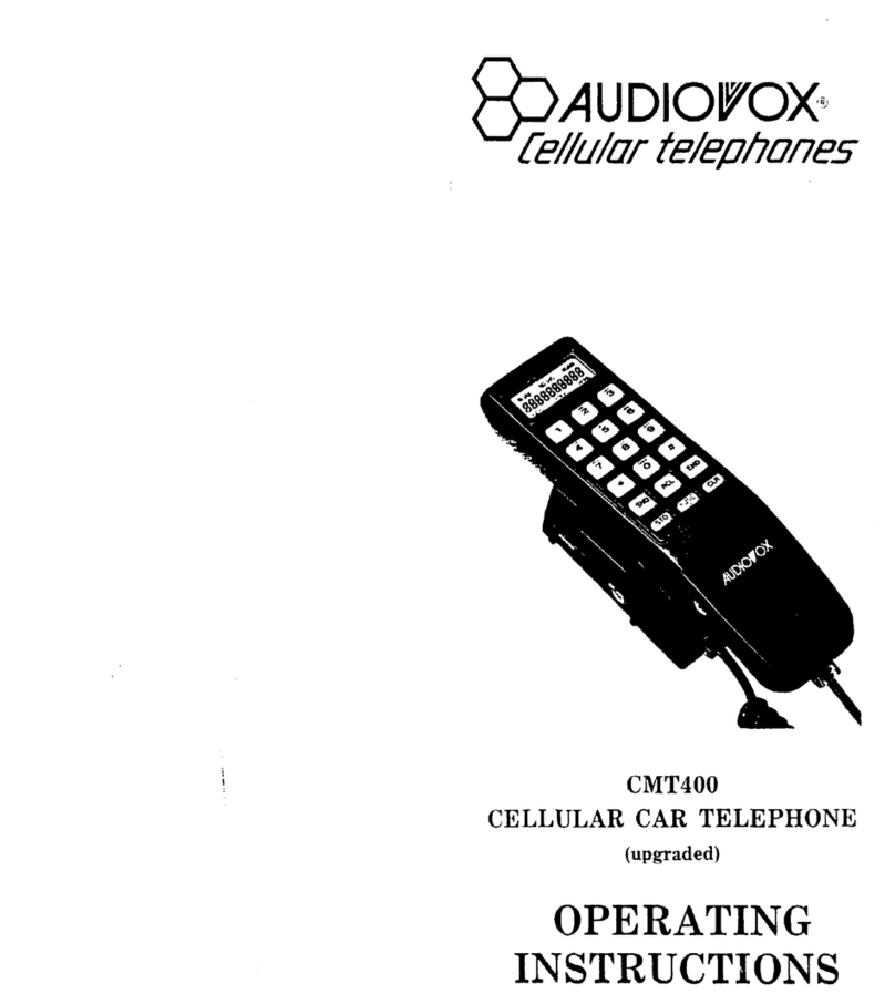 Audiovox CMT400 Manual de usuario