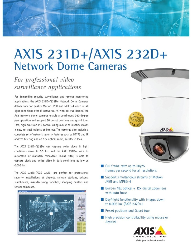 Axis AXIS 231D+ Manual de usuario