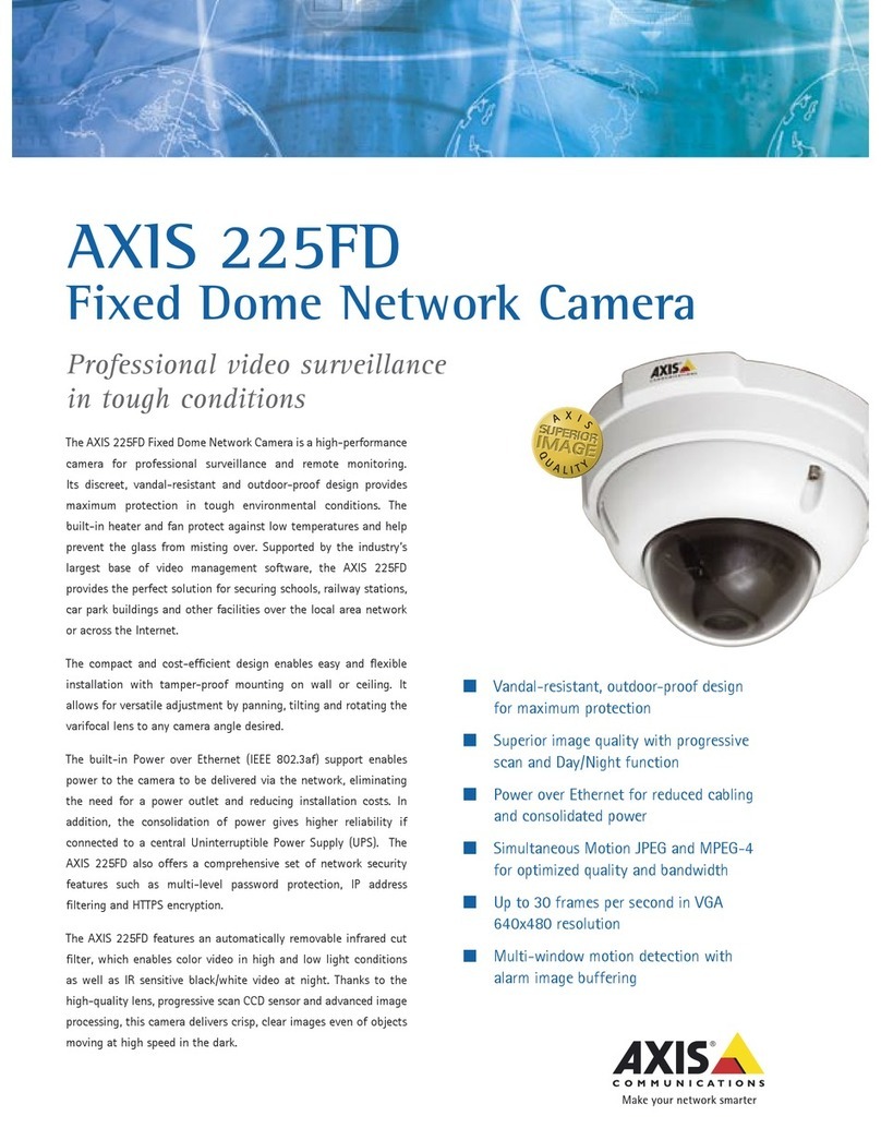 Axis 225FD Manual de usuario