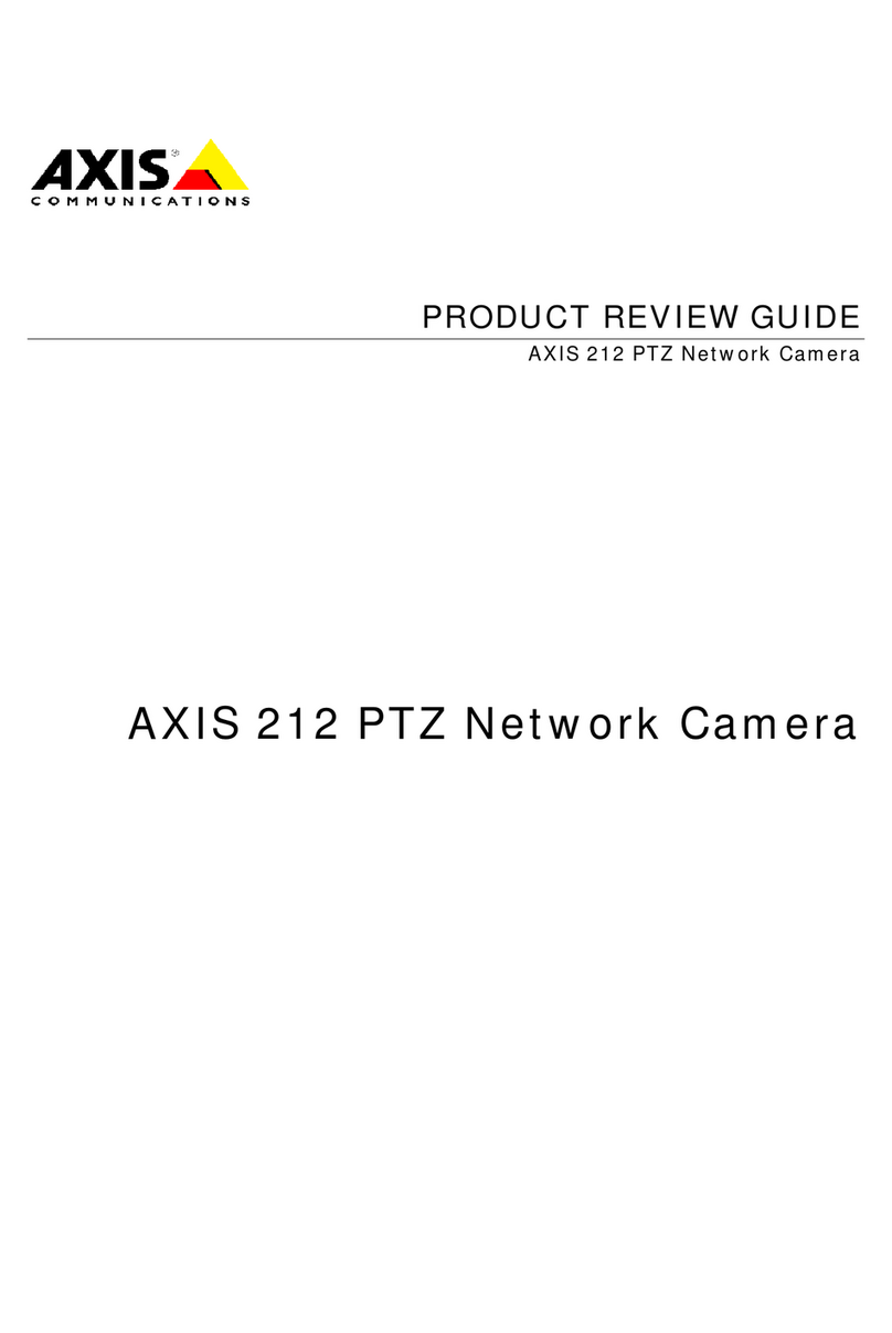 Axis AXIS 212 PTZ Manual de usuario Axis AXIS 212 PTZ Manual de usuario
