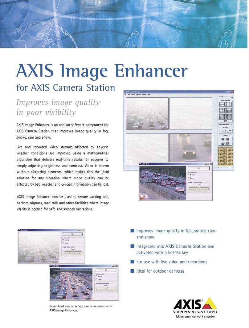 Axis Image Enhancer Manual de usuario