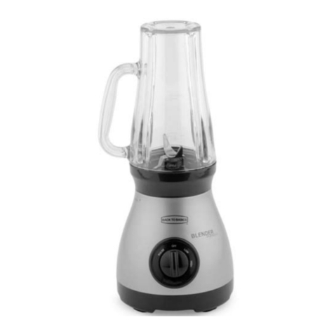 Back to Basics BLENDER EXPRESS BPE3 Manual de usuario
