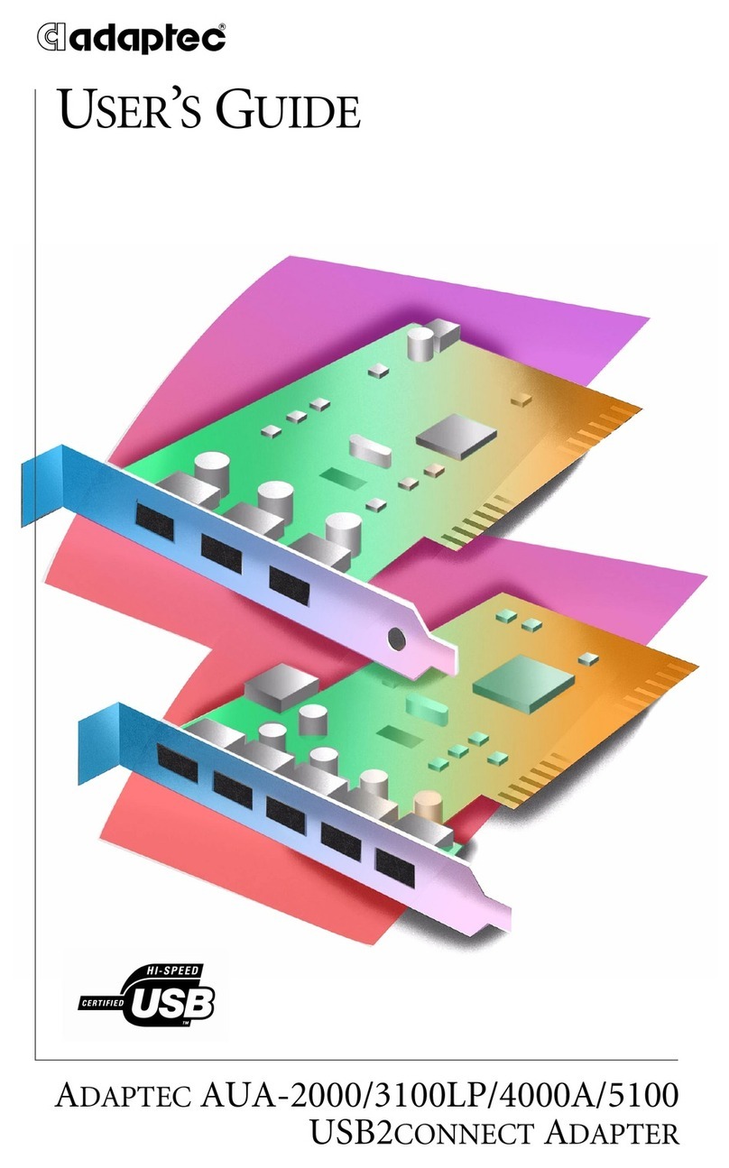 Adaptec AUA-2000 Manual de usuario