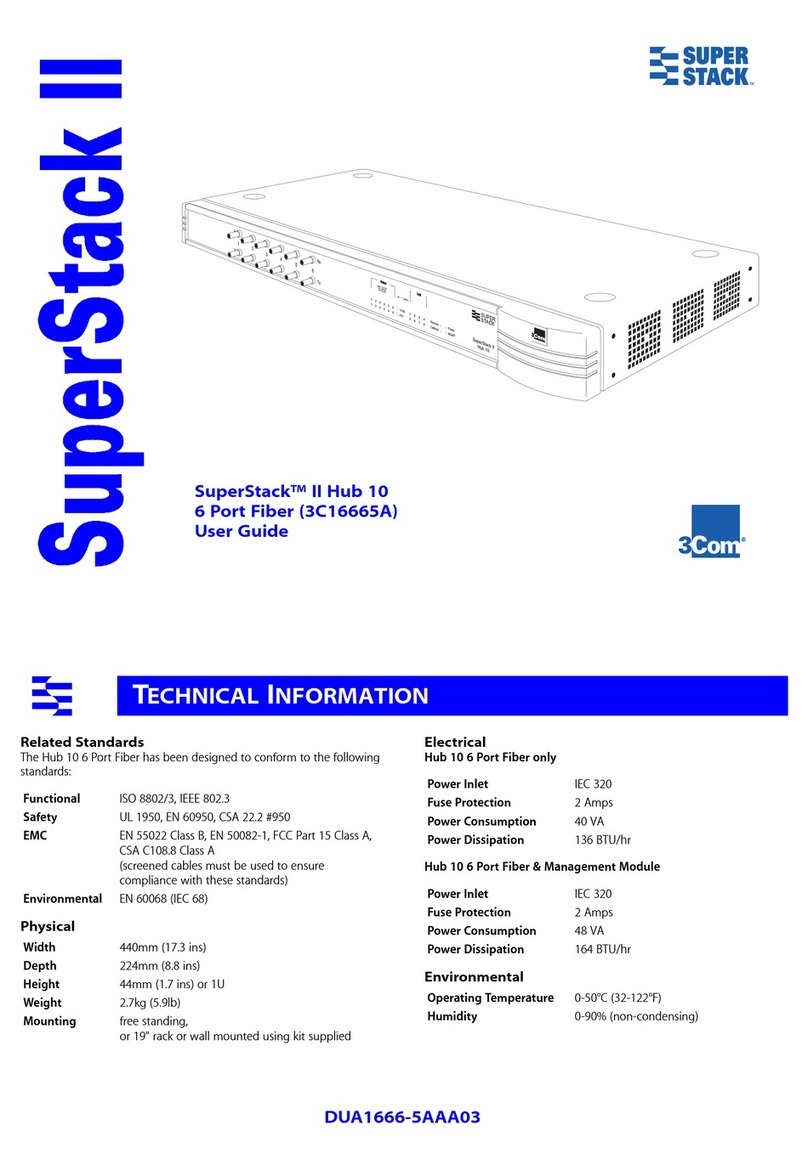 3Com SuperStack II 3C16665A Manual de usuario