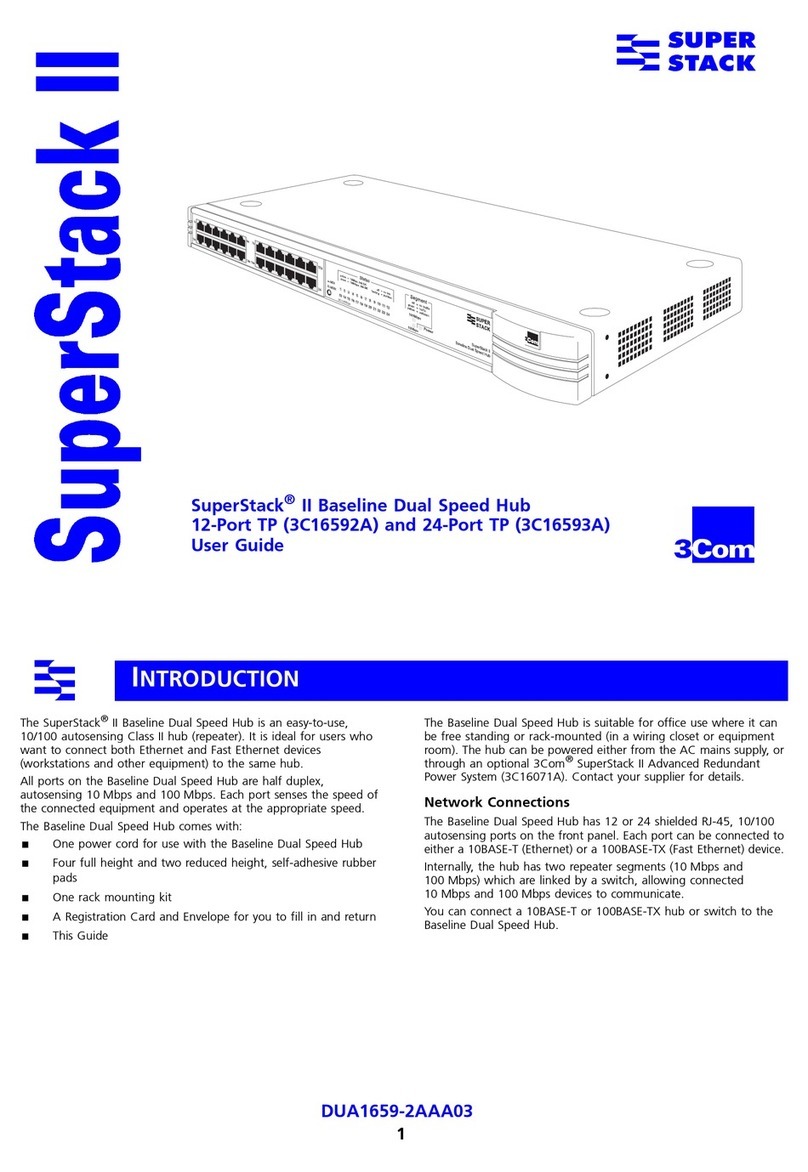 3Com SuperStack II 3C16592A Manual de usuario