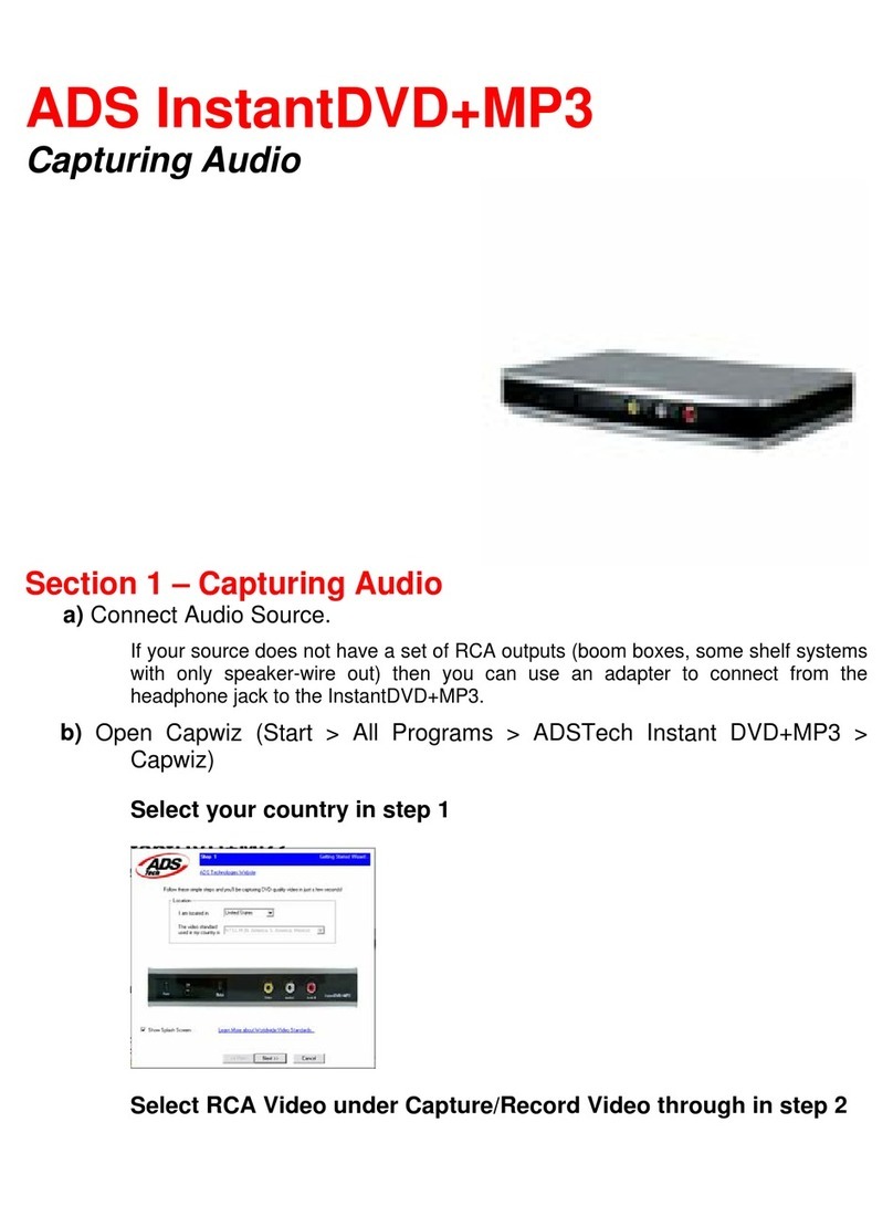 ADS Technologies USBAV-711-EF Manual de usuario