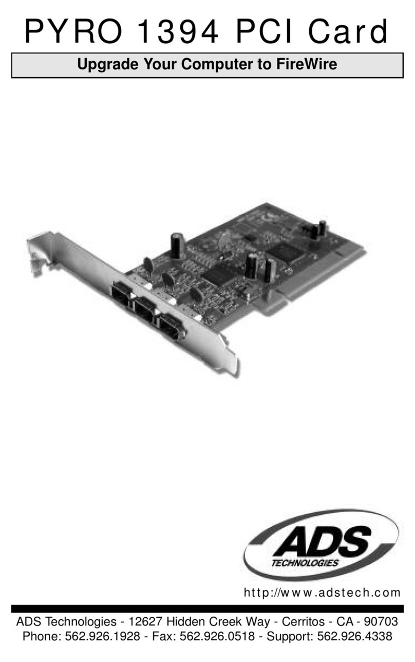 ADS Technologies API-310 Manual de usuario