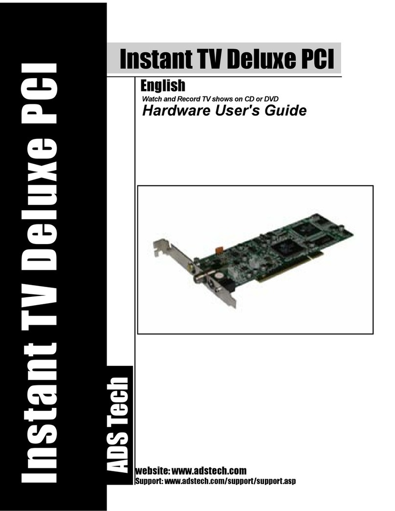 ADS Technologies PTV-305 Manual de instalación